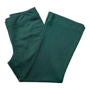 ANTONIO MELANI Wide Leg Emerald Ankle Length Trousers